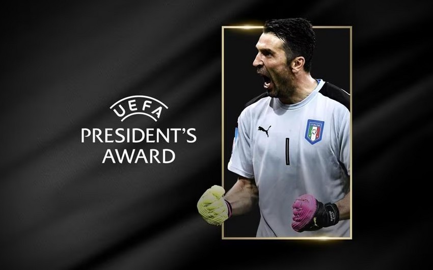 Gianluigi Buffon UEFA prezidenti mükafatına layiq görülüb